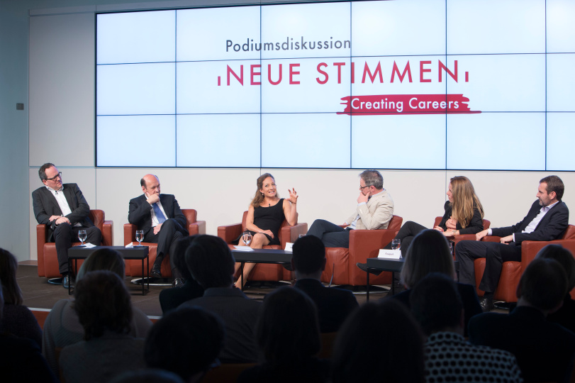 Neue Stimmen Podiumsdiskussion