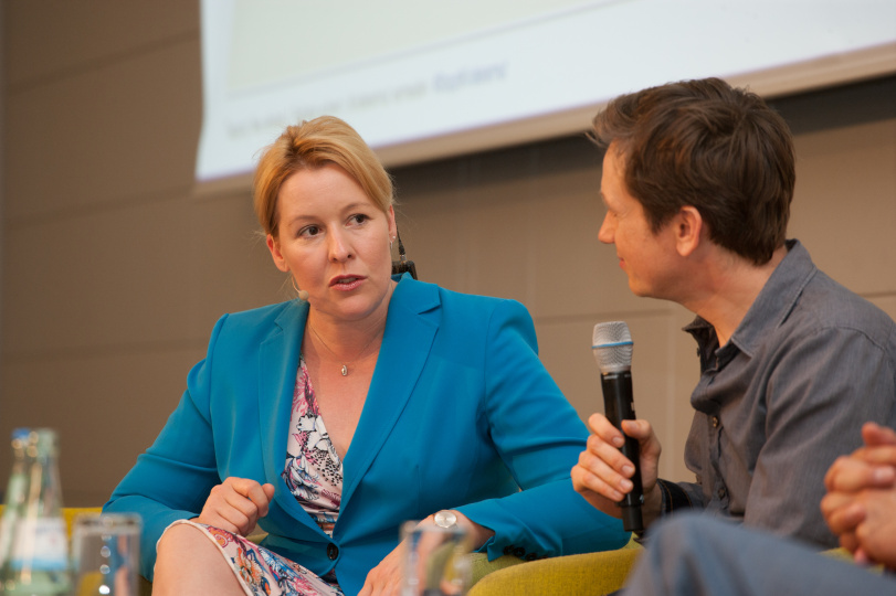 Dr. Franziska Giffey und Johannes Büchs